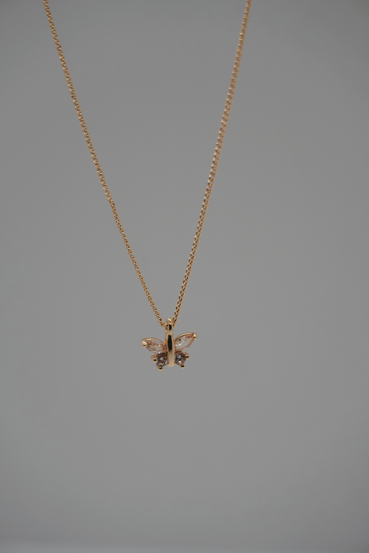 Golden Butterfly Halskette mit Schmetterlings-Design